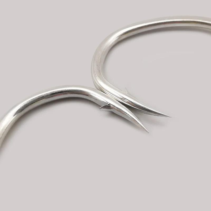 3-SJ – hameçons de pêche à gabarits lent, double assistance, lueur, brème de mer, accessoires de pêc