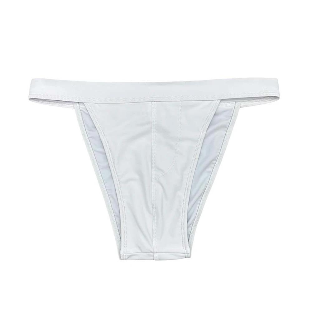 Slip de bain homme confortable - Maillot séchage rapide sans couture couleur unie été