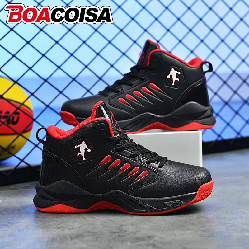Chaussures de basket-ball pour enfants, baskets d'extérieur antidérapantes, de course, de marche, re