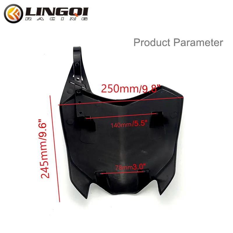 LING QI Pit Dirt Bike plaque d'immatriculation avant moto CRF 110 masque de carénage couvercle de co