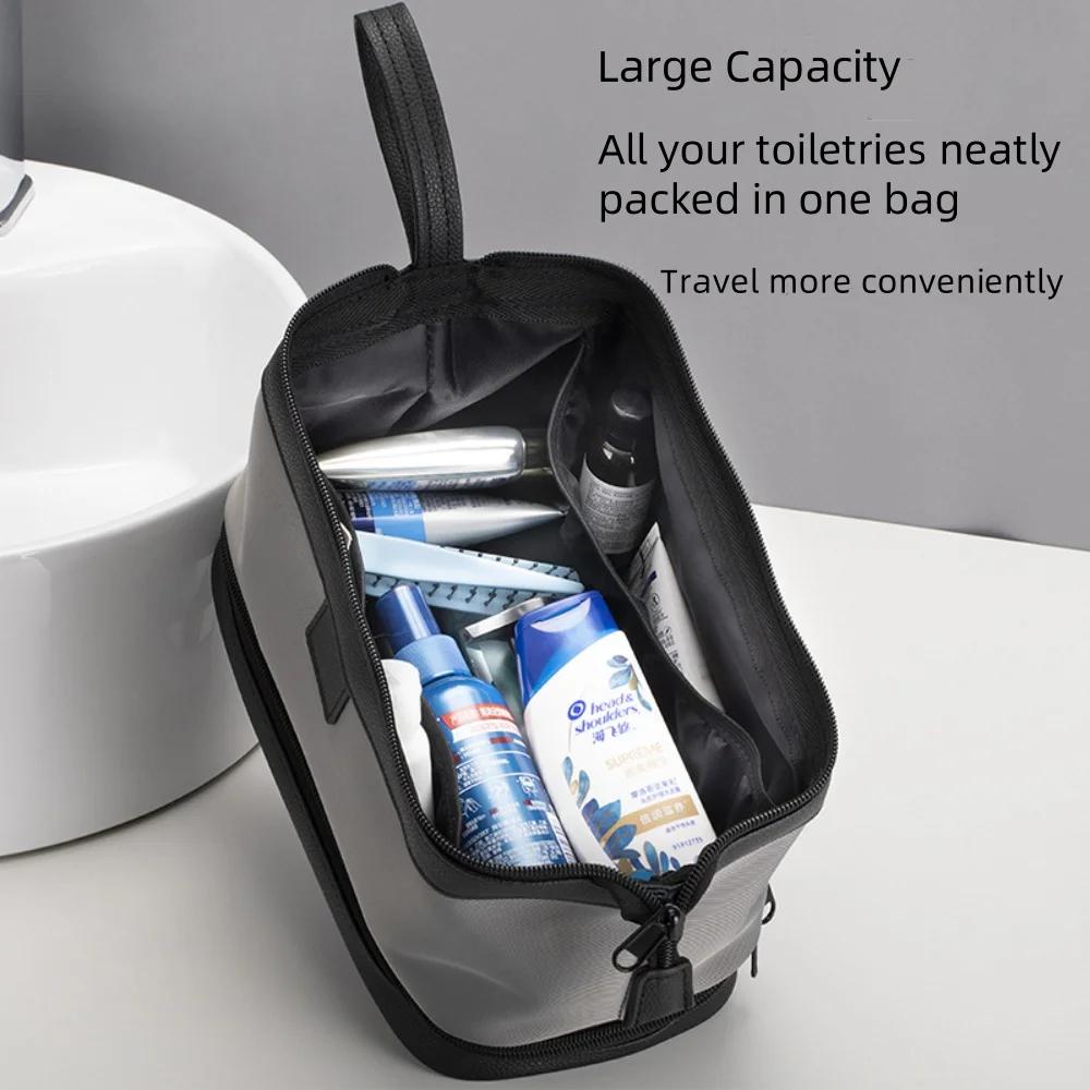 Trousse de Toilette de Voyage Grande Capacité pour Femme et Homme, Organisateur de Maquillage et Cos