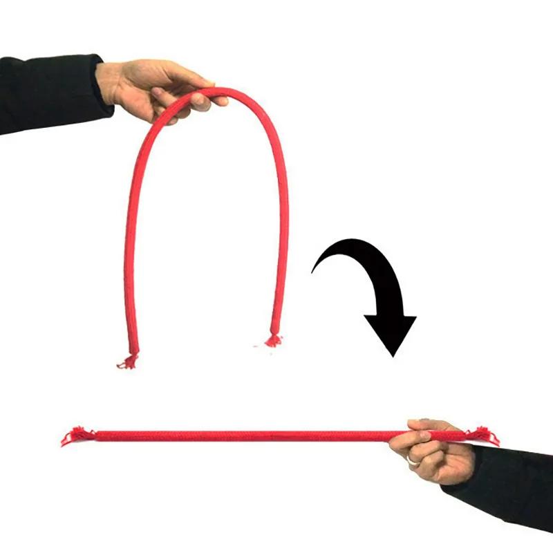 Corde rigide de luxe (rouge) par Kupper, tours de magie, corde douce pour Magia rigide, gros plan, i