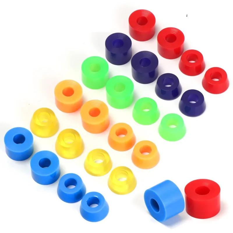 4 pièces/ensemble Skateboard camion douille essieu bagues Scooter 92A PU coussin danse Longboard Ska