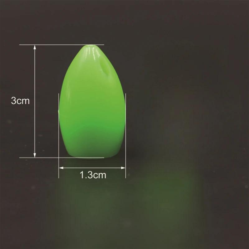 10 pièces aide au lancer flottant 4g 30mm leurre ABS aide au lancer appât à la mouche Horsetooth pla