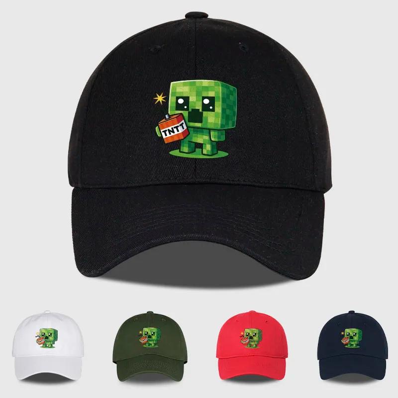 Casquette de baseball à motif Creeper | Casquette Hip-Hop unisexe, légère et ajustée, idéale pour