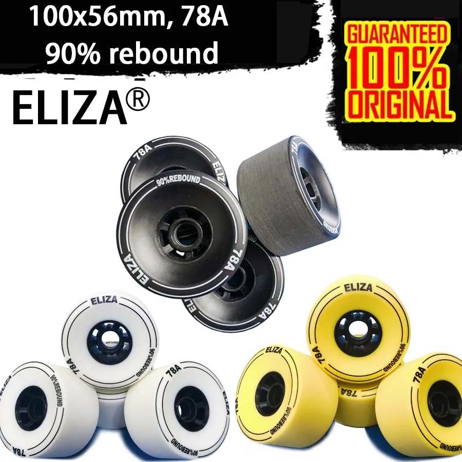 ELIZA roues de skateboard longboard 100*56mm SHR78A, roue de longboard électrique à rebond 90% surfa