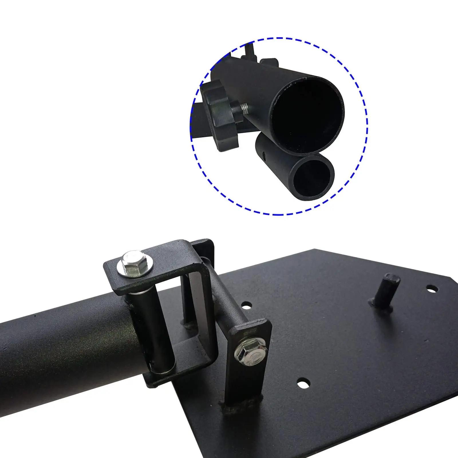 Station de musculation portable et résistante à 360 °, base T-bar de luxe, plateforme de renforcemen