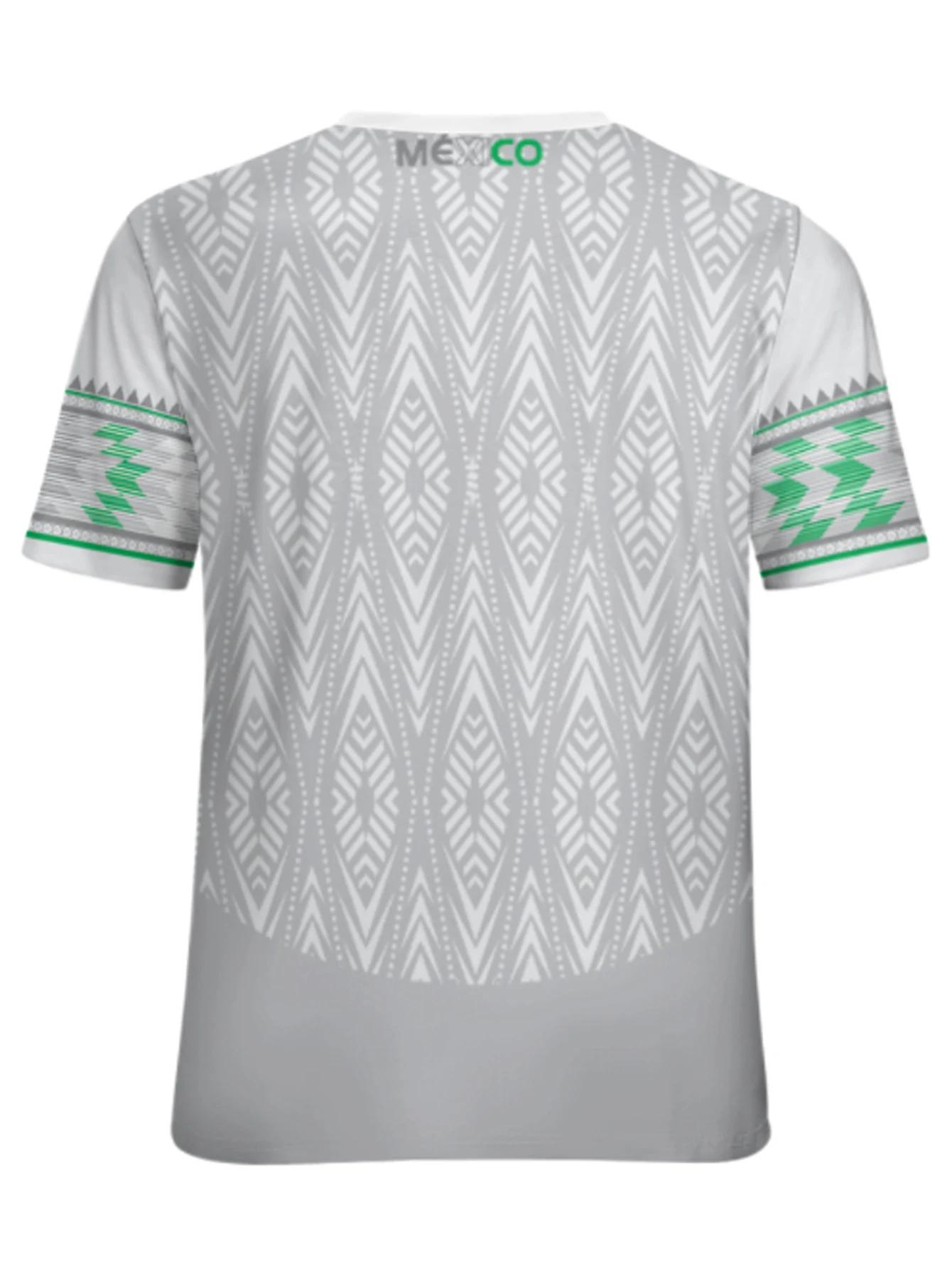 Maillot de football du Mexique pour hommes, maillot de football respirant à manches courtes, style é