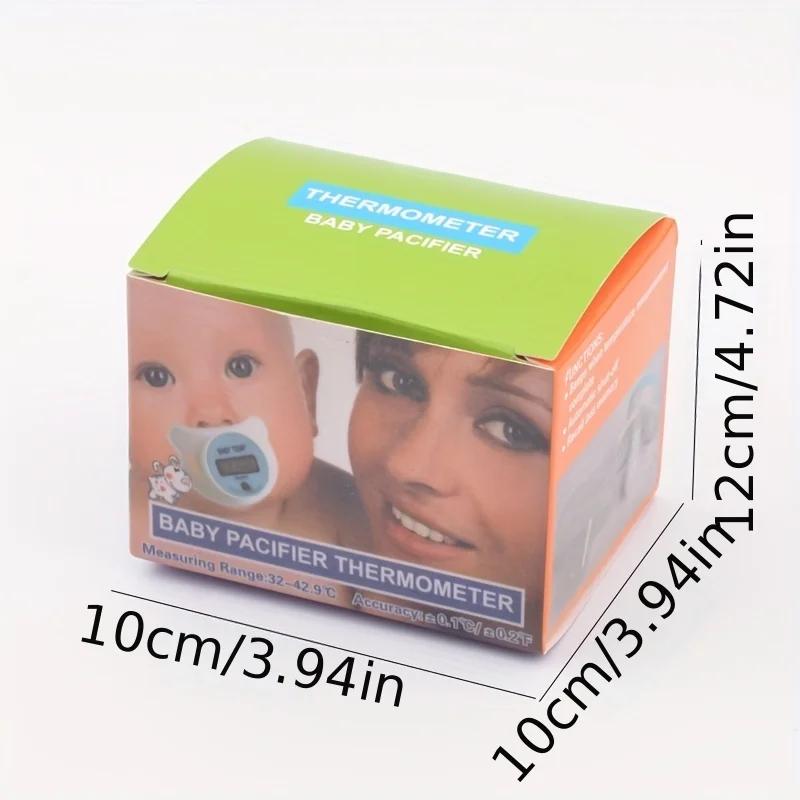 Thermomètre électronique pour sucette pour bébé, thermomètre intelligent numérique pour nourrissons,