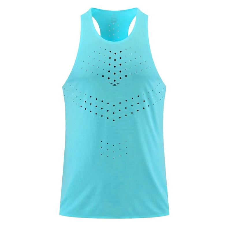 Athlétisme débardeur gilets de course vitesse sport Fitness chemises gars sans manches hommes femmes