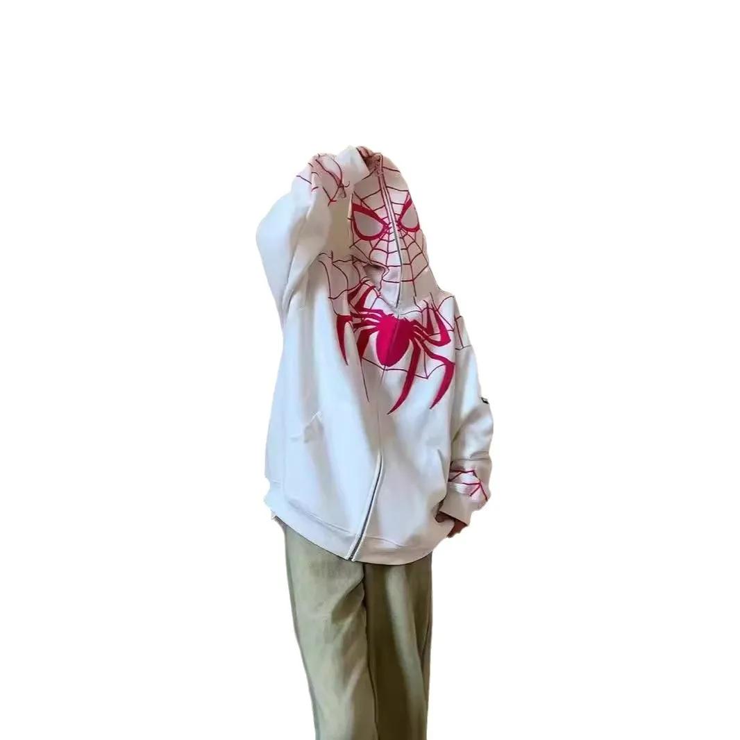 MARVEL Spider Man vêtements d'extérieur hommes femmes mode rue Hip Hop sweat amoureux automne hiver