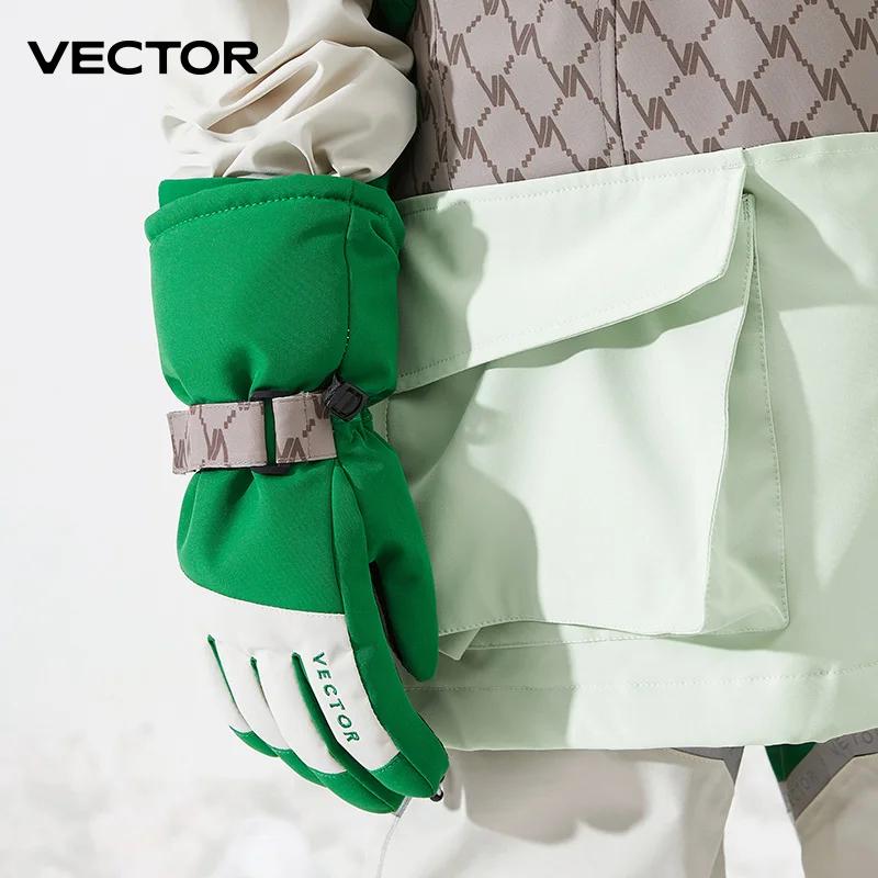Gants de ski VECTOR enfants - Imperméables et chauds en laine avec technologie 3M pour l'hiver
