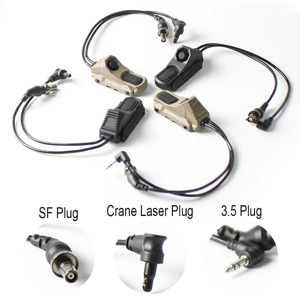 SOTAC GEAR AXON GBRS double bouton de commutation grue Laser pour lampe de poche SF pointeur Laser a