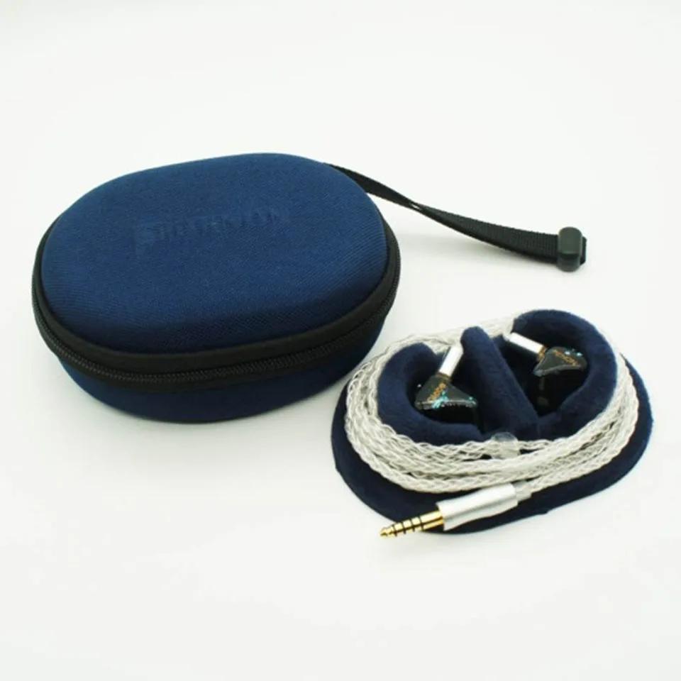 Penon-Boîte de rangement pour écouteurs en nylon portable, étui de transport IEM, haute qualité