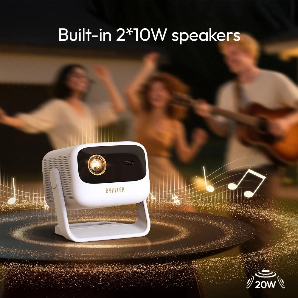 BYINTEK U90 projecteur 4K Full HD1080P cinéma Android 11.0 WiFi Mini Portable 1080P Home cinéma vidé