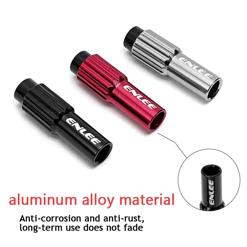 ENLEE 1 paires de vis de régulateur de dérailleur réglables de vélo en alliage d'aluminium boulon de