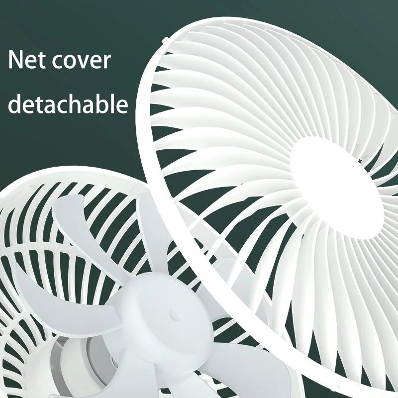 KASYDoFF-Ventilateur de table rotatif à 720 °, portable, avec 4 engrenages, silencieux, pour pousset
