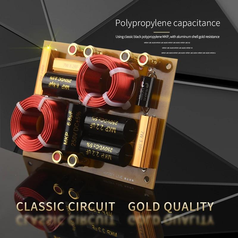 HIFIDIY – unité de haut-parleurs Hi-Fi 2 voies, tweeter + basse, diviseur de fréquence audio, filtre