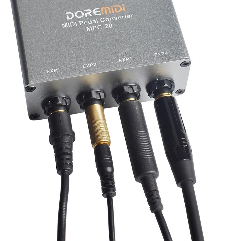 DOREMIDI Expression pédale convertisseur pédale extenseur de maintien MPC-20