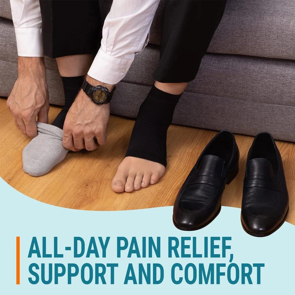 Chaussettes de neuropathie pour femmes et hommes, 1 paire de chaussettes de compression apaisantes p
