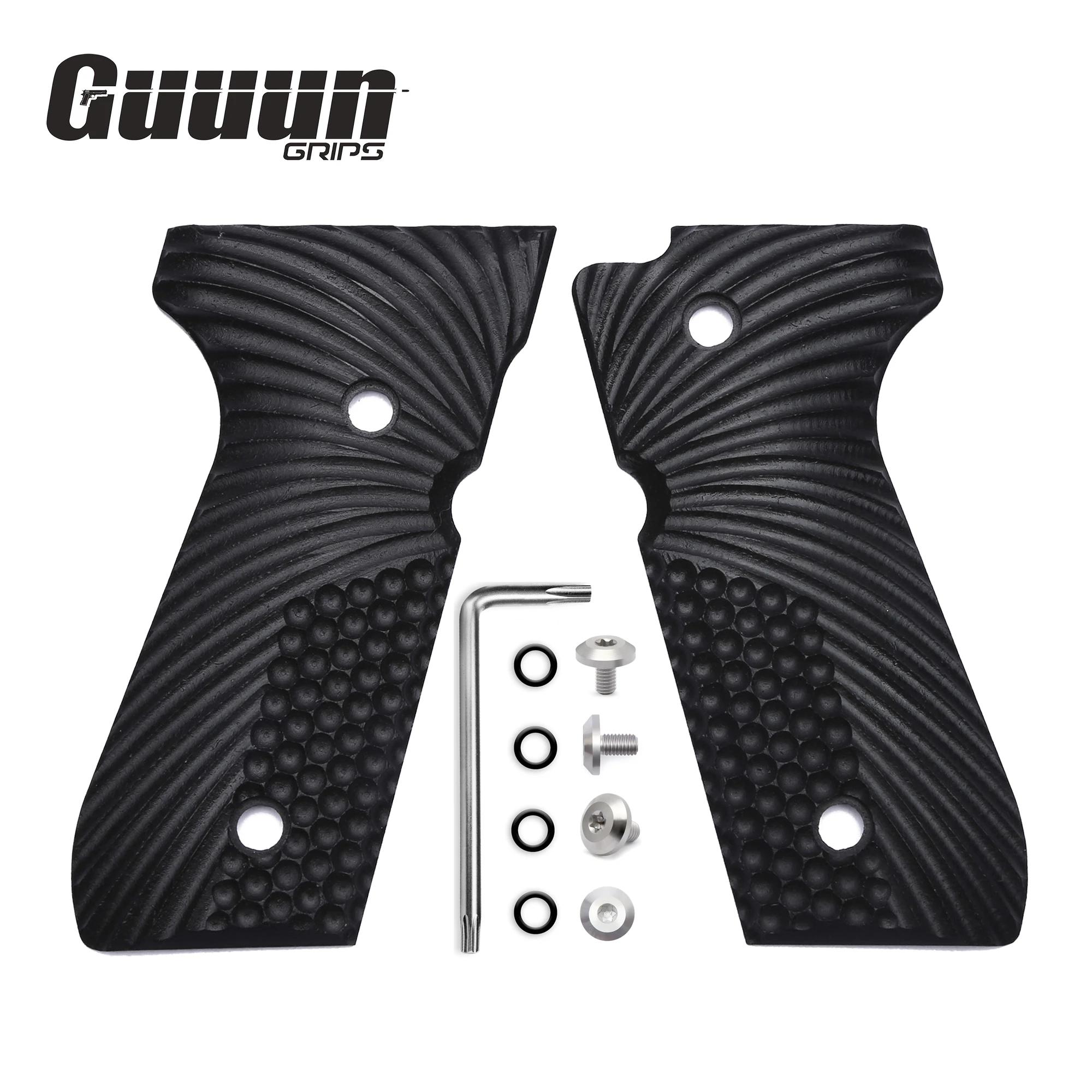 Poignées Guuun G10 pour Beretta 92/96 92fs M9 92A1 INOX panneau de poignée décoratif antidérapant OP
