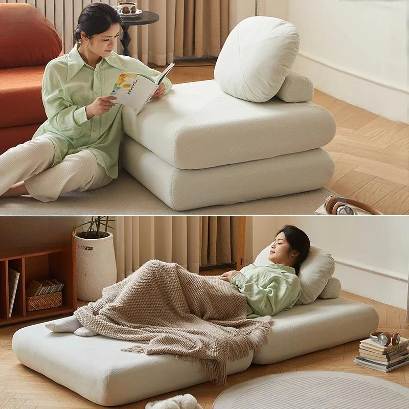 Canapé paresseux pour une personne, détachable et lavable, meubles de maison, salon, canapé-lit, dou