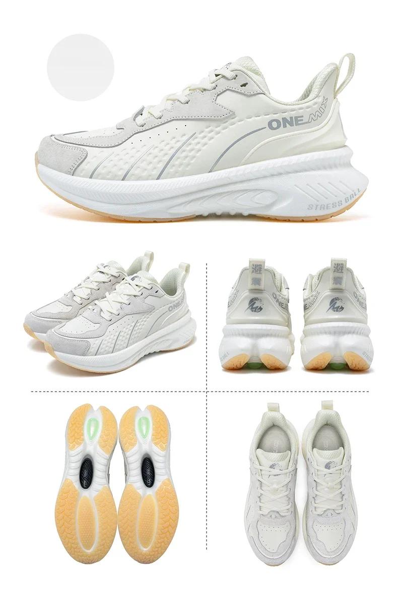 ONEMIX chaussures de course d'hiver pour hommes chaussures de Sport chaudes en cuir résistant à l'us