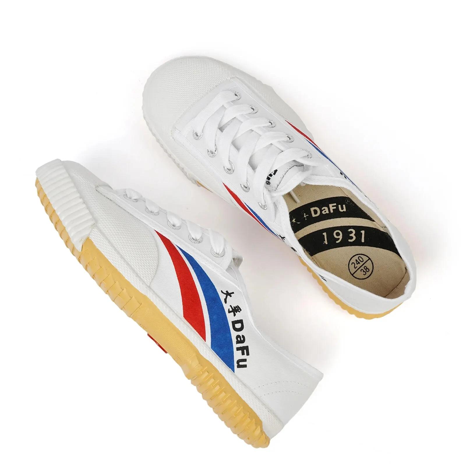 Chaussures Dafu Kungfu classiques - Baskets blanches originales 3002 pour arts martiaux