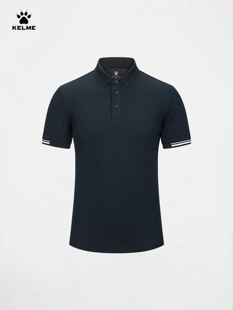 Kelme – Polo confortable pour hommes, T-shirt à revers, pour Sports de plein air, respirant, manches