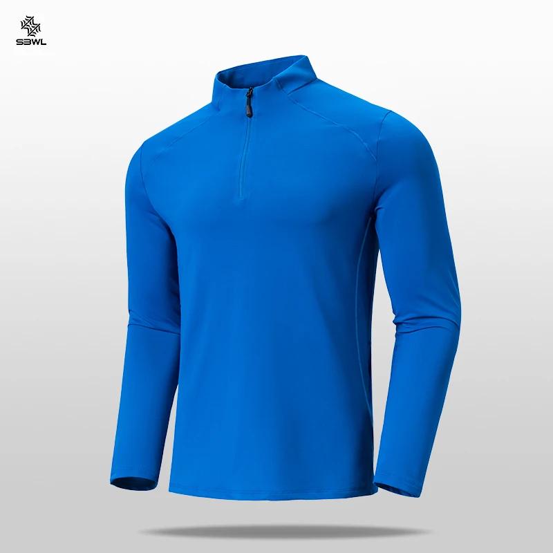 SBWL-T-shirt à manches longues pour hommes, cyclisme, randonnée, sports de plein air, vêtements de s
