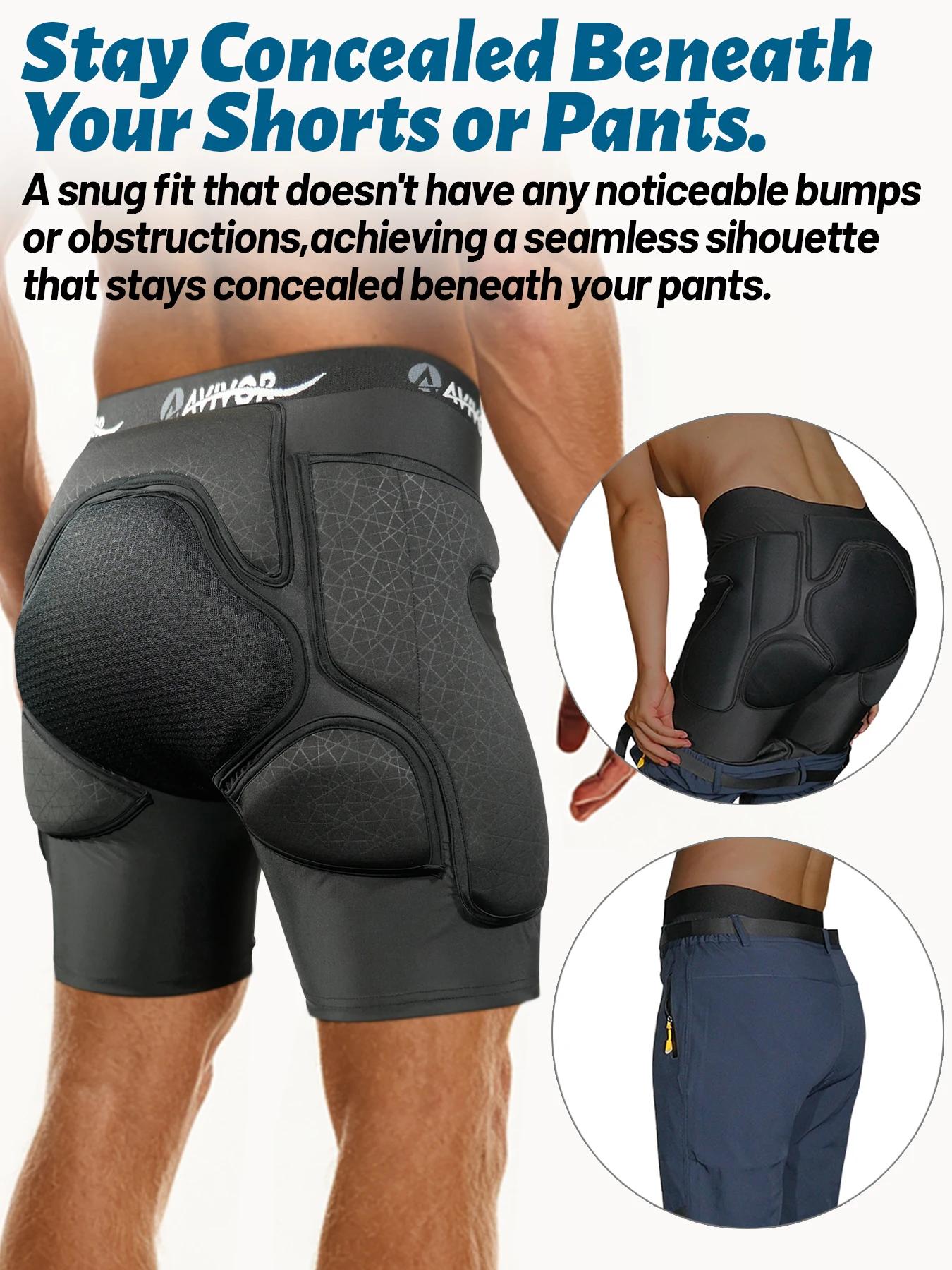 AVIVOR Never-Flatten Short rembourré en mousse | Couverture complète et respirante | Protection