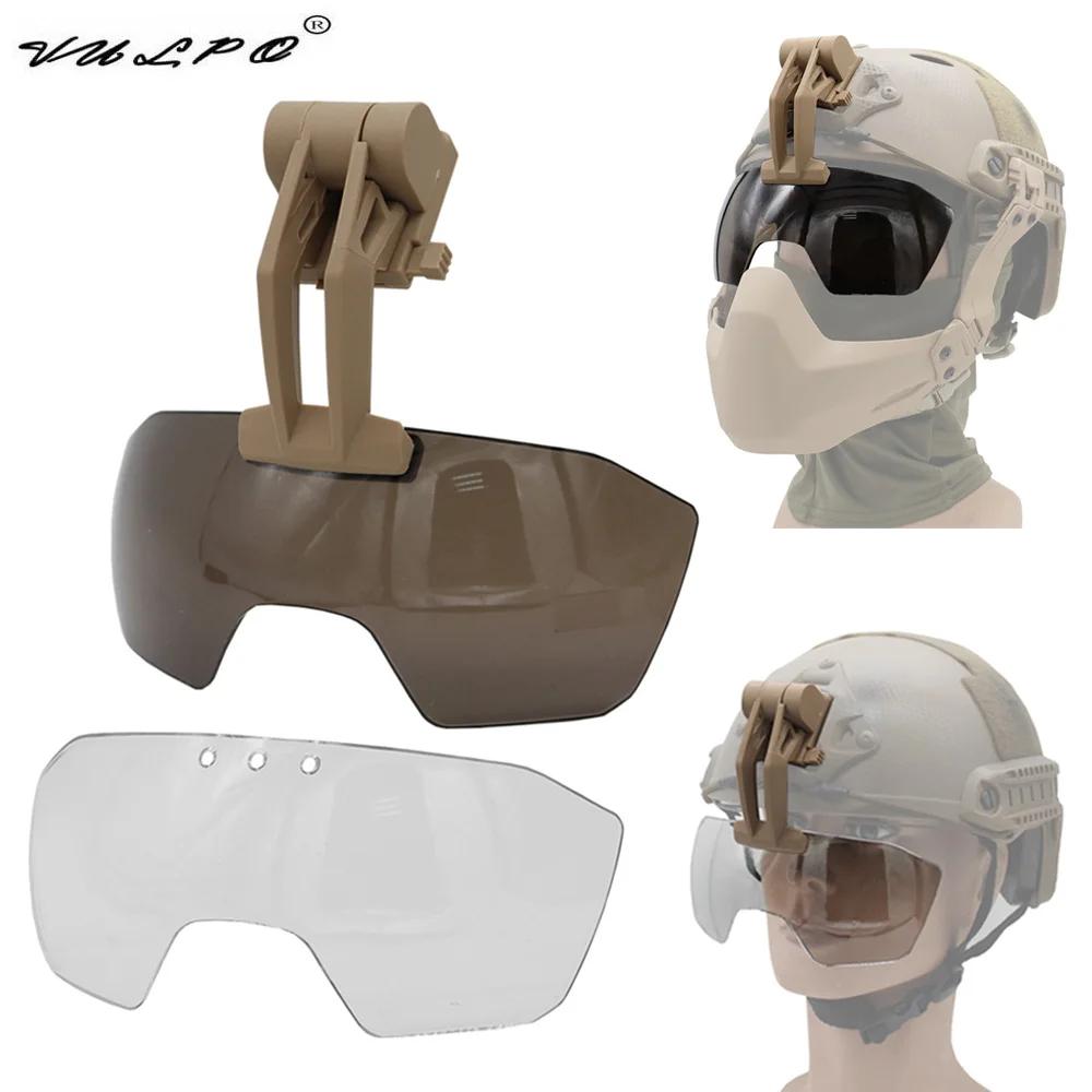Dulhelmet-Lunettes de protection anti-buée coupe-vent, casque rapide, lunettes de paintball Airsoft,