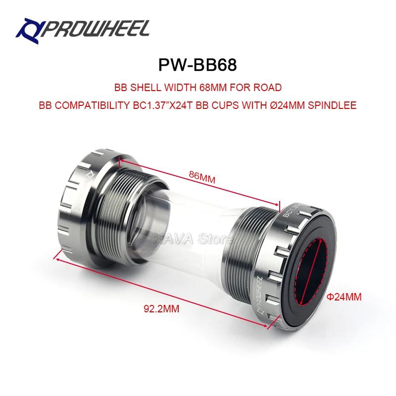 Prowheel-Bras de manivelle de vélo de route ultraléger, pignon de vélo, manivelle de 170mm, 172.5mm,