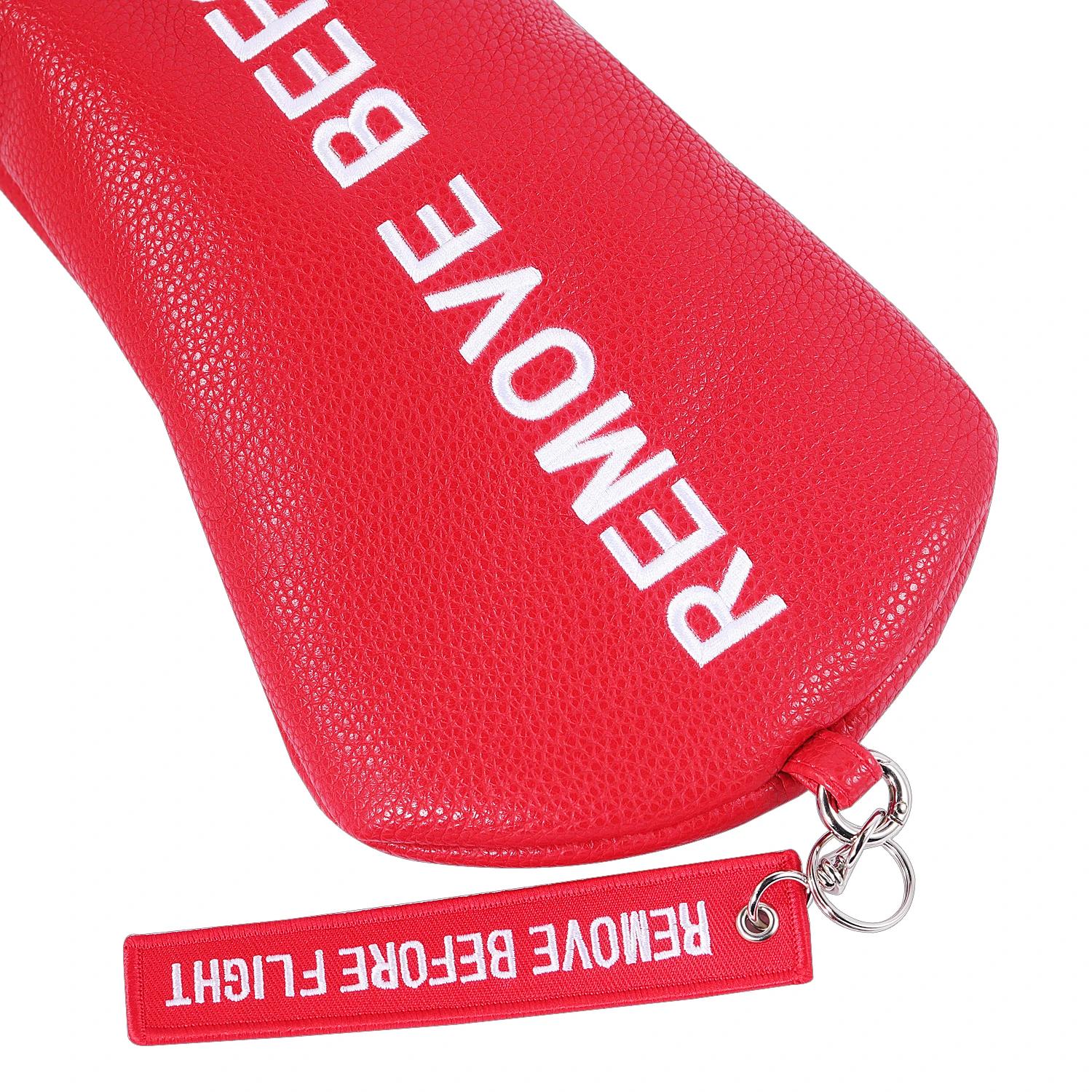 Couvre-chef de Golf rouge pour enlever avant le vol, couvercle de pilote de Golf 460CC, couvercle de