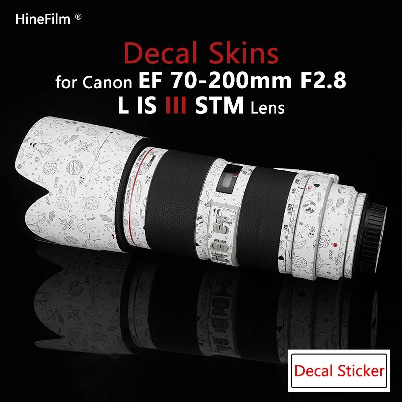 Autocollant de couverture d'objectif pour Canon, autocollant rond, peau de décalcomanie Premium, IL,