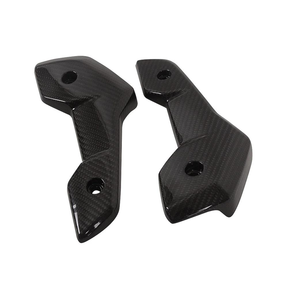 Couvercles de protection latéraux de radiateur en Fiber de carbone, pour Triumph Trident 660 2021 20