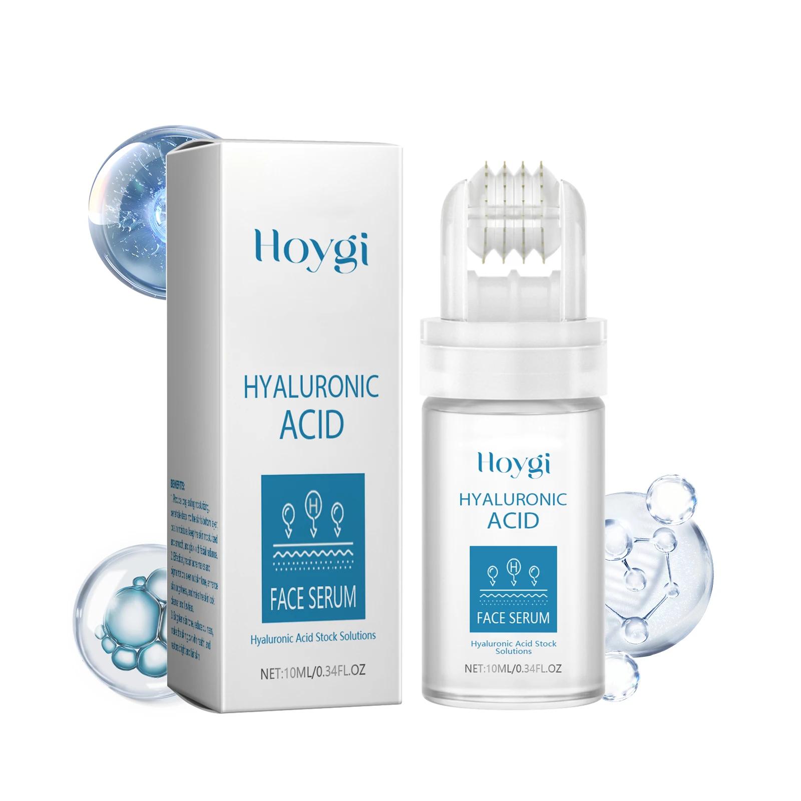 Sérum Visage à l'Acide Hyaluronique 10ML avec Applicateur à Billes – Hydratation Profonde, Améliore