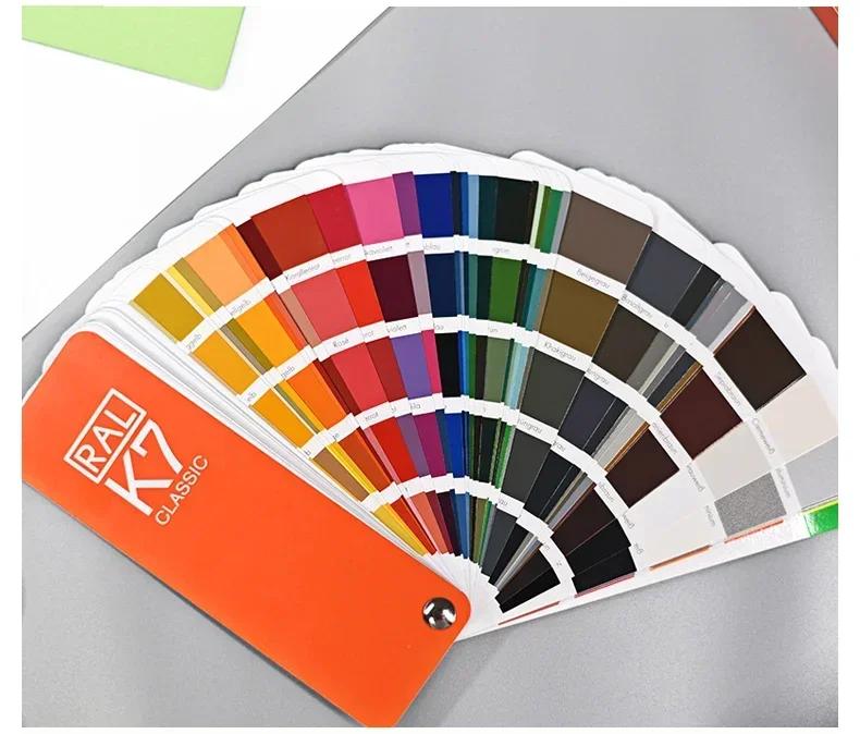 Carte de couleurs RAL originale allemande, standard international, nuancier Ral K7 pour peinture, 21