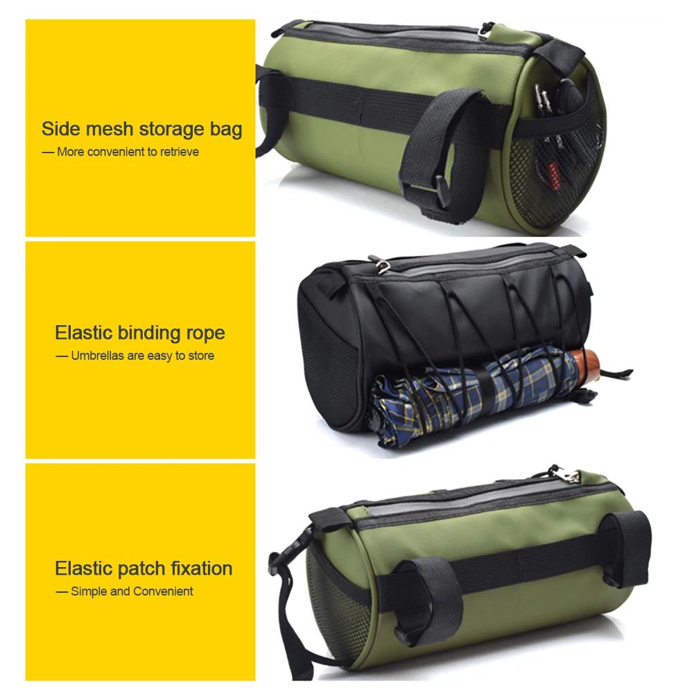 Sac étanche pour tube avant de vélo, sacoche de guidon de vélo, sac de rangement de vélo, grande cap