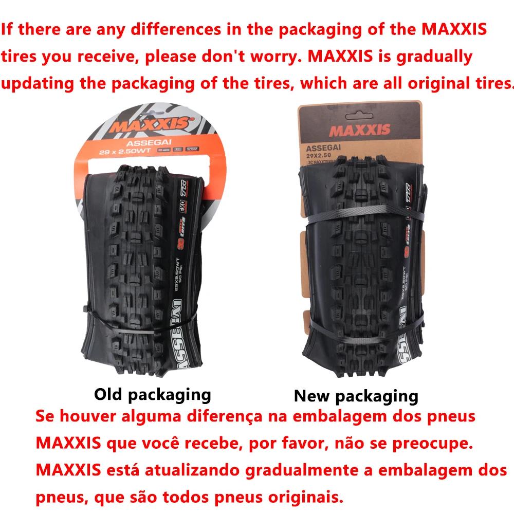 MAXXIS ASSEGAI pneus de vélo Anti-crevaison d'origine sans tube prêt EXO 27.5 29 pour toutes les con
