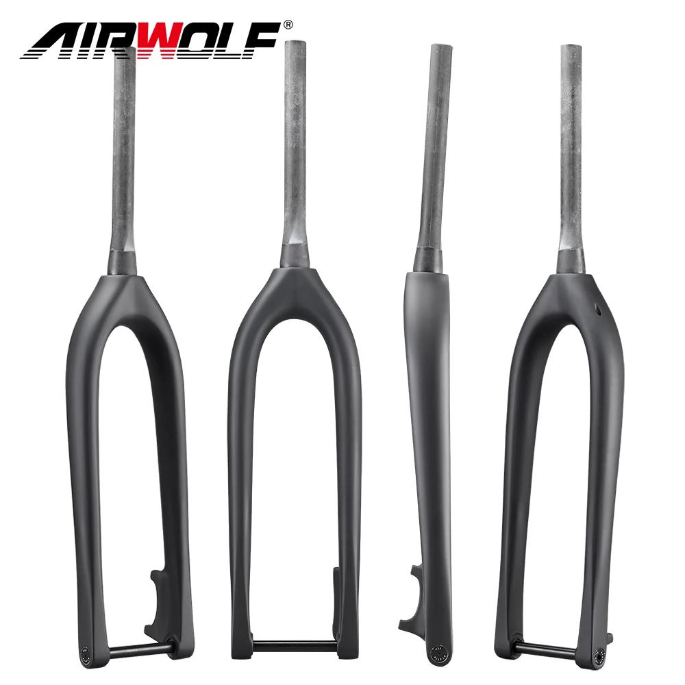Fourche avant de vtt en fibre de carbone, 29 vitesses, 110x15mm, taille maximale des roues, câble in