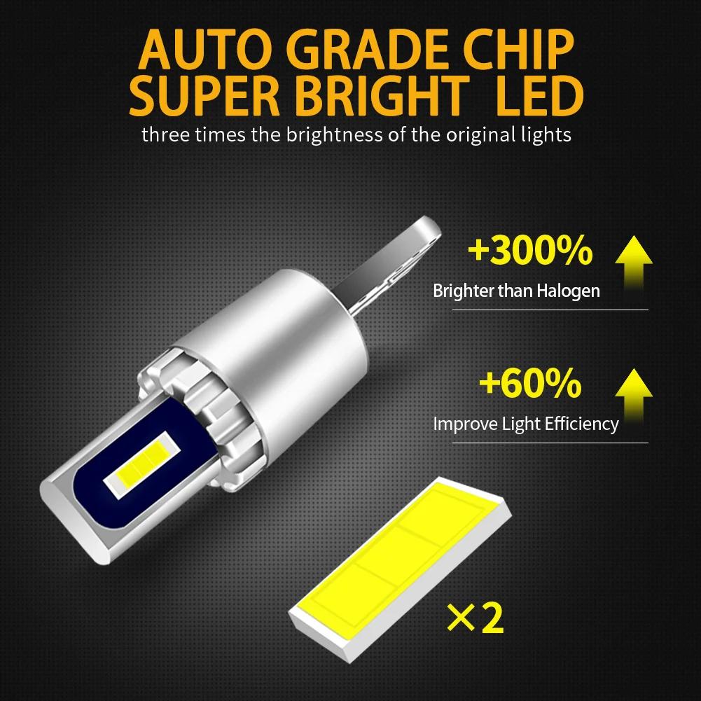 2 ampoules de stationnement LED W5W T10 pour Mini Cooper R50 R53 F55 F56 R56 F54 R55 F57 R52 R57 R60