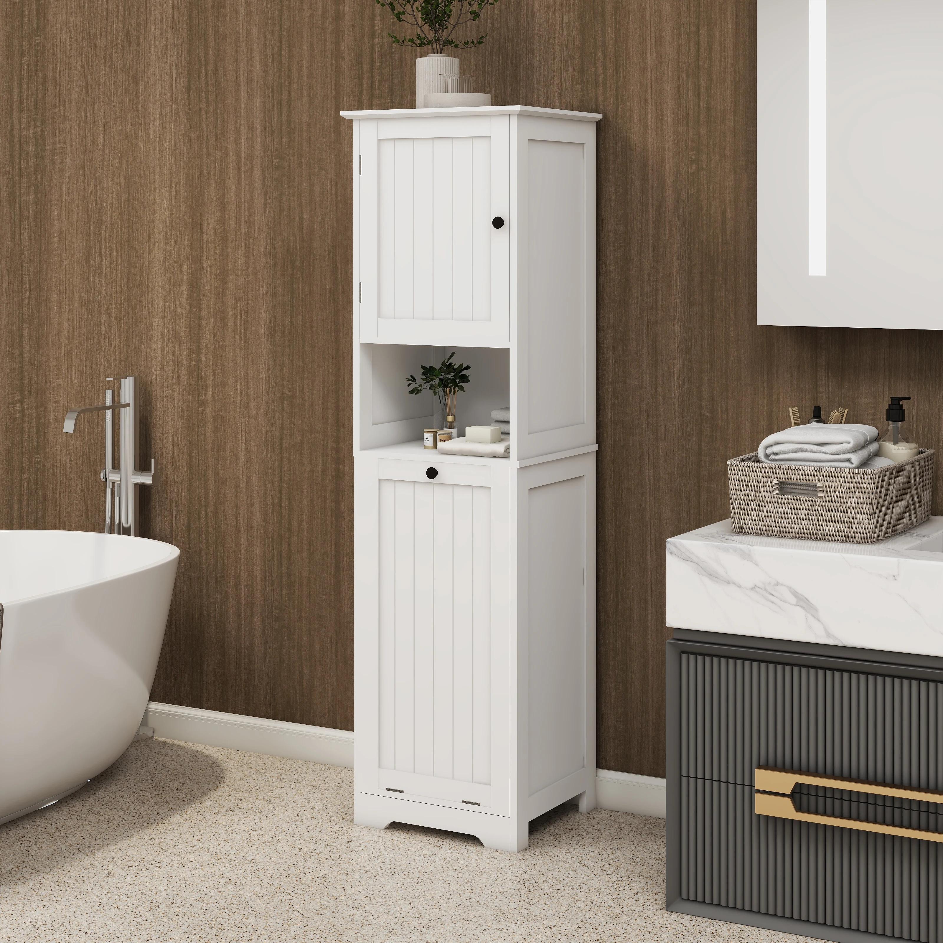 Armoire à linge blanche à une seule cellule, solide et durable, à la mode