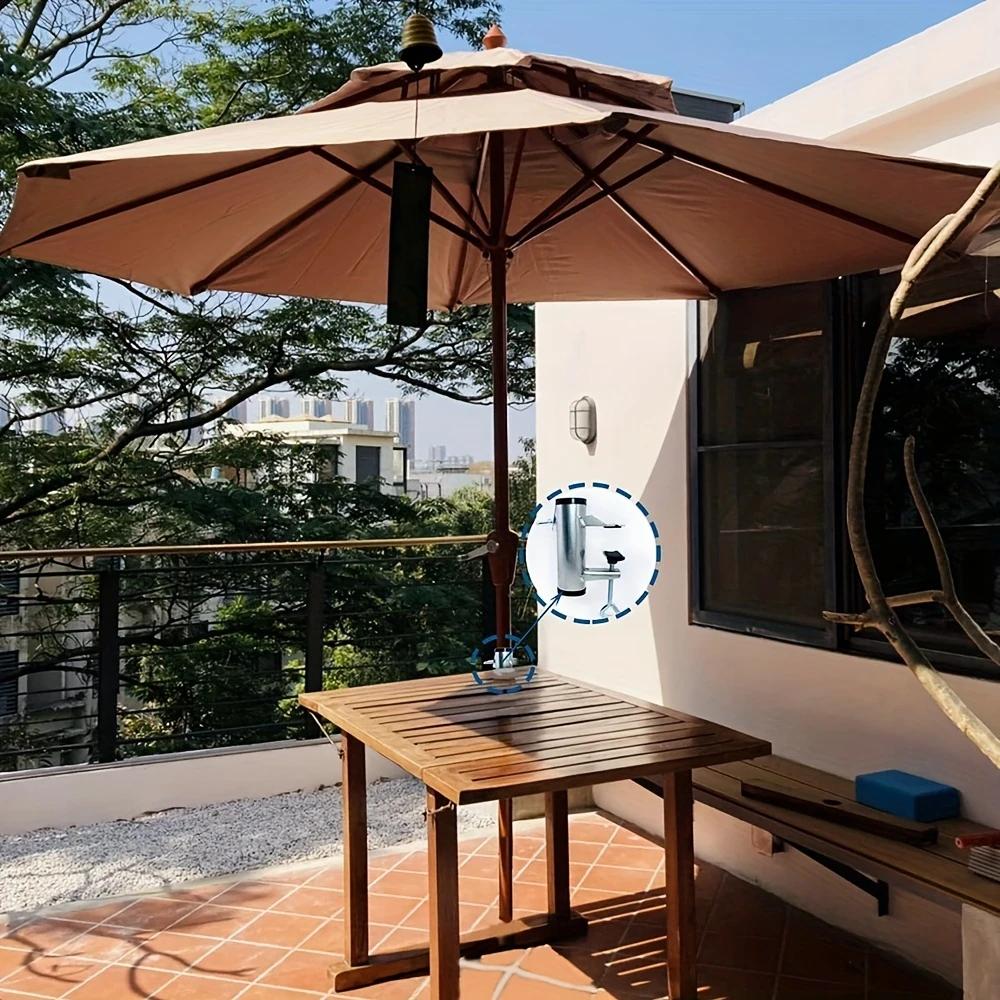 Pince parapluie pour terrasse extérieure, banc de terrasse, cadre partenaire, balustrade, bateau, po