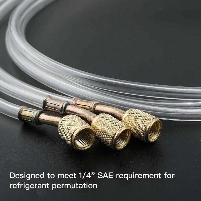HOWH – tuyau de fluorure de climatisation, ajout de Tube de fluorure, pièces d'outils transparentes,
