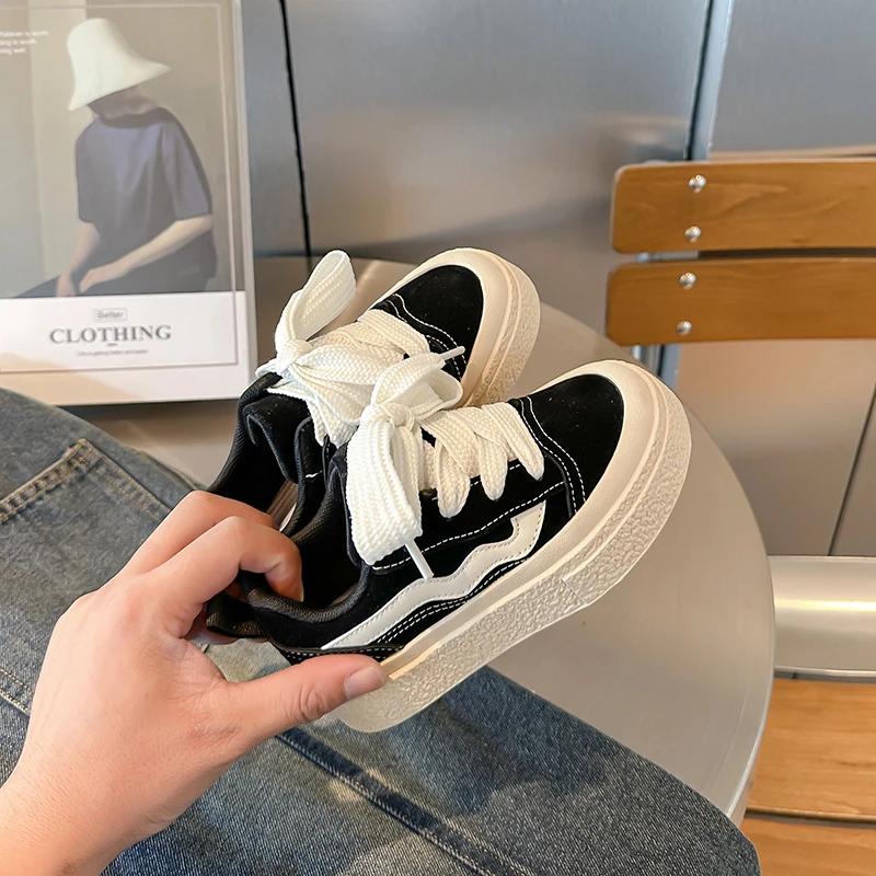 Chaussures en toile rayées pour enfants, chaussures de Performance pour garçons et filles, chaussure