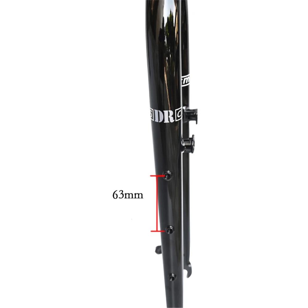 26/27.5ER DARKROCK CM-5 Cr-Mo Steels Fourche Avant 28.6mm DISC et V Frein VTT Rigide Fourche VTT Piè