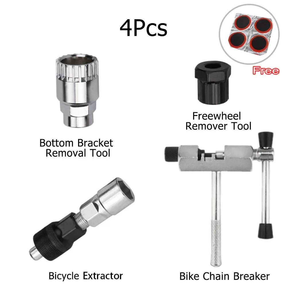 Kits d'outils de réparation de vélo, dissolvant de volant d'inertie, disjoncteur de chaîne, extracte