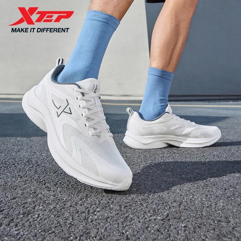 XTEP chaussures de course hommes 2025 été maille respirant confortable résistant à l'usure chaussure