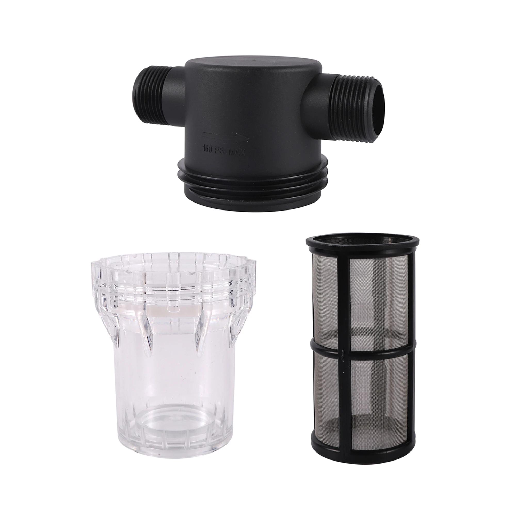 Filtre Fileté Femelle et Mâle en Acier Inoxydable, Préfiltre à 80 Mailles, Irrigation de Jardin, Aqu